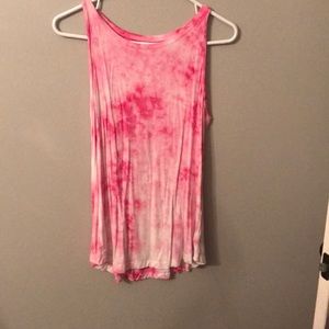 American eagle tie dye tank